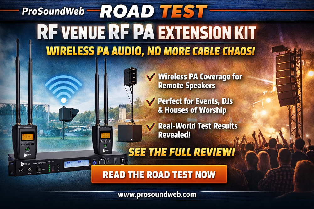 RF Venue RF PA Extension Kit