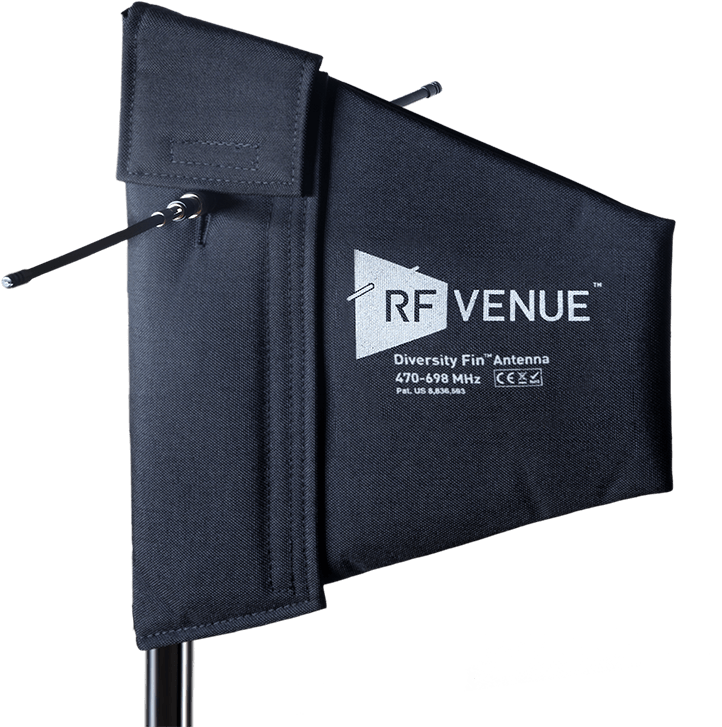 rf venue diversity fin antenna for professional wireless sound set up