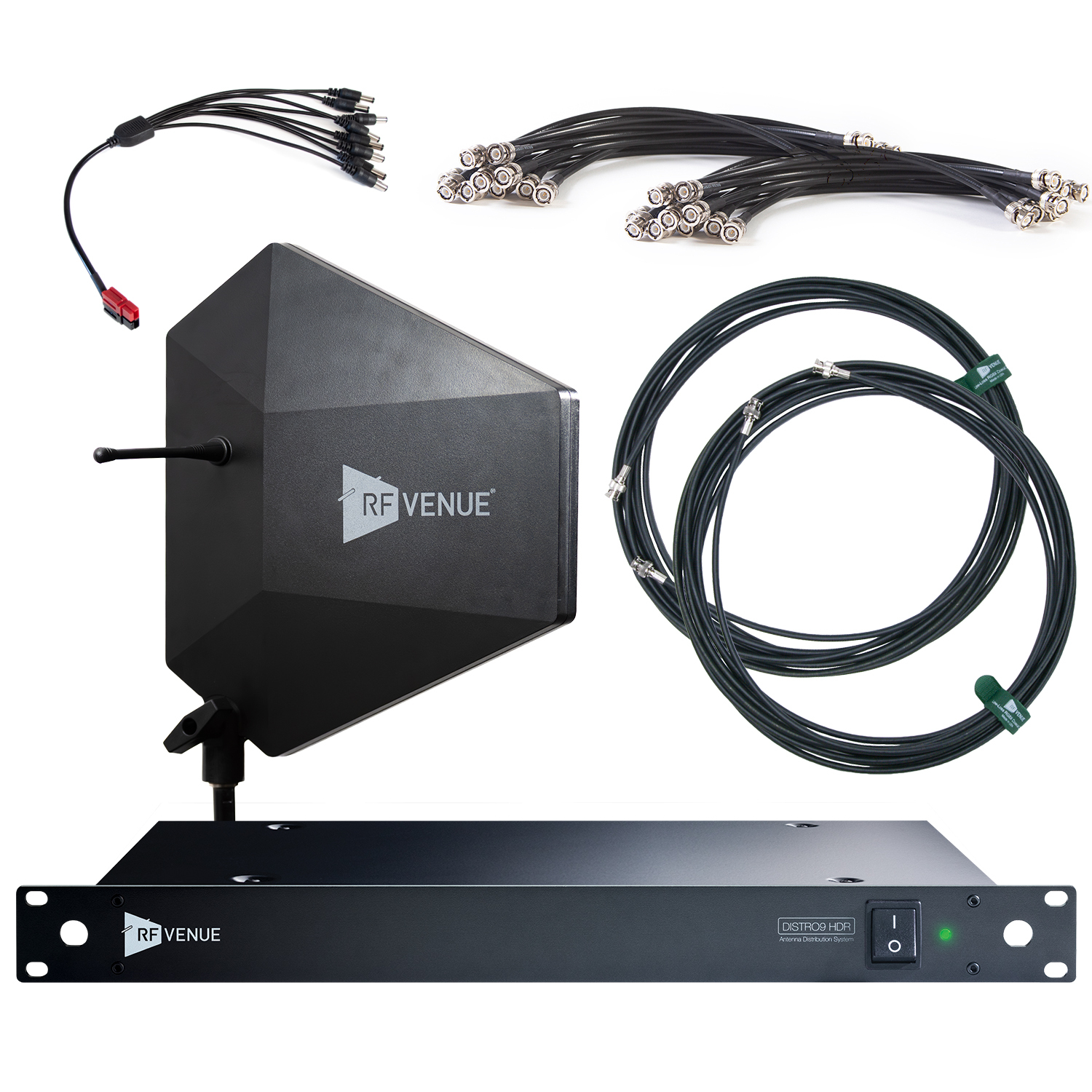 9 Channel Wireless Microphone Upgrade Pack with Diversity Fin® IPX Antenna