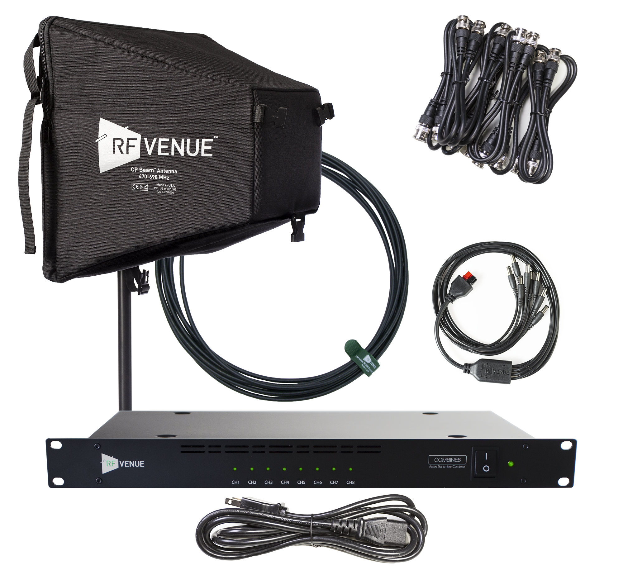 RF Venue 8 Channel In-Ear Monitor Upgrade Pack