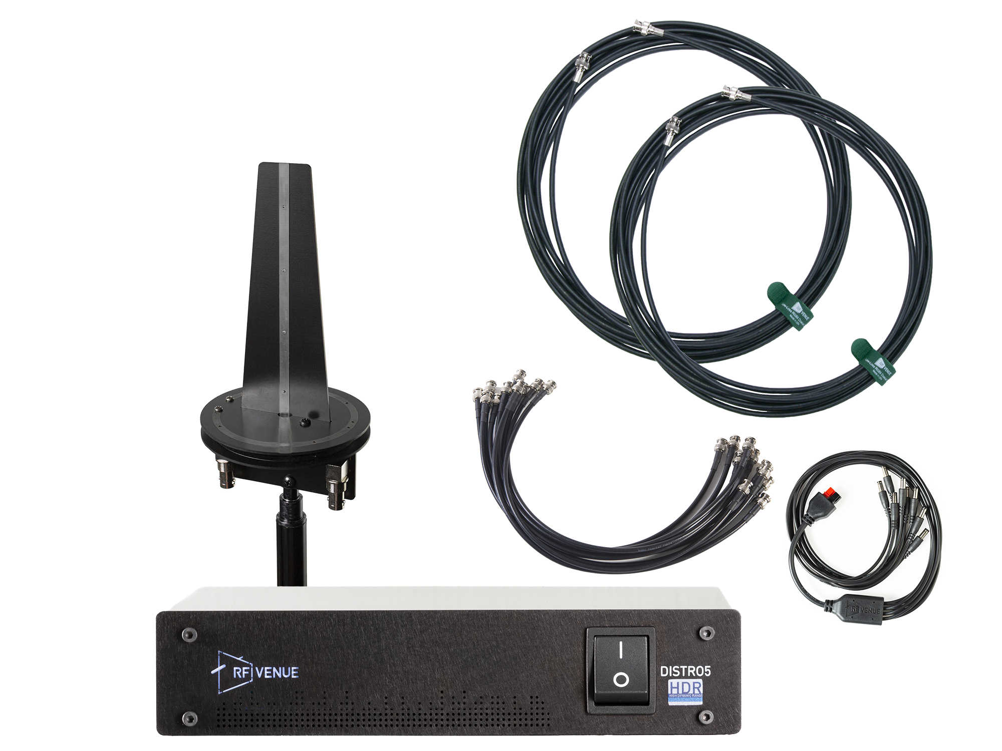 5 Channel Wireless Microphone Upgrade Pack with Diversity Omnidirectional Antenna