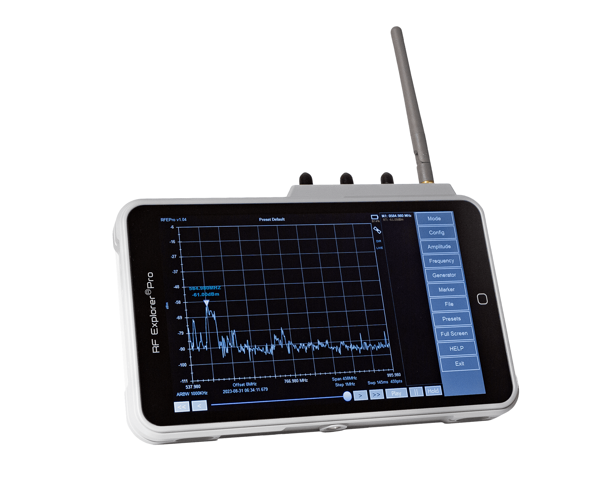 RF Explorer® PRO Spectrum Analyzer